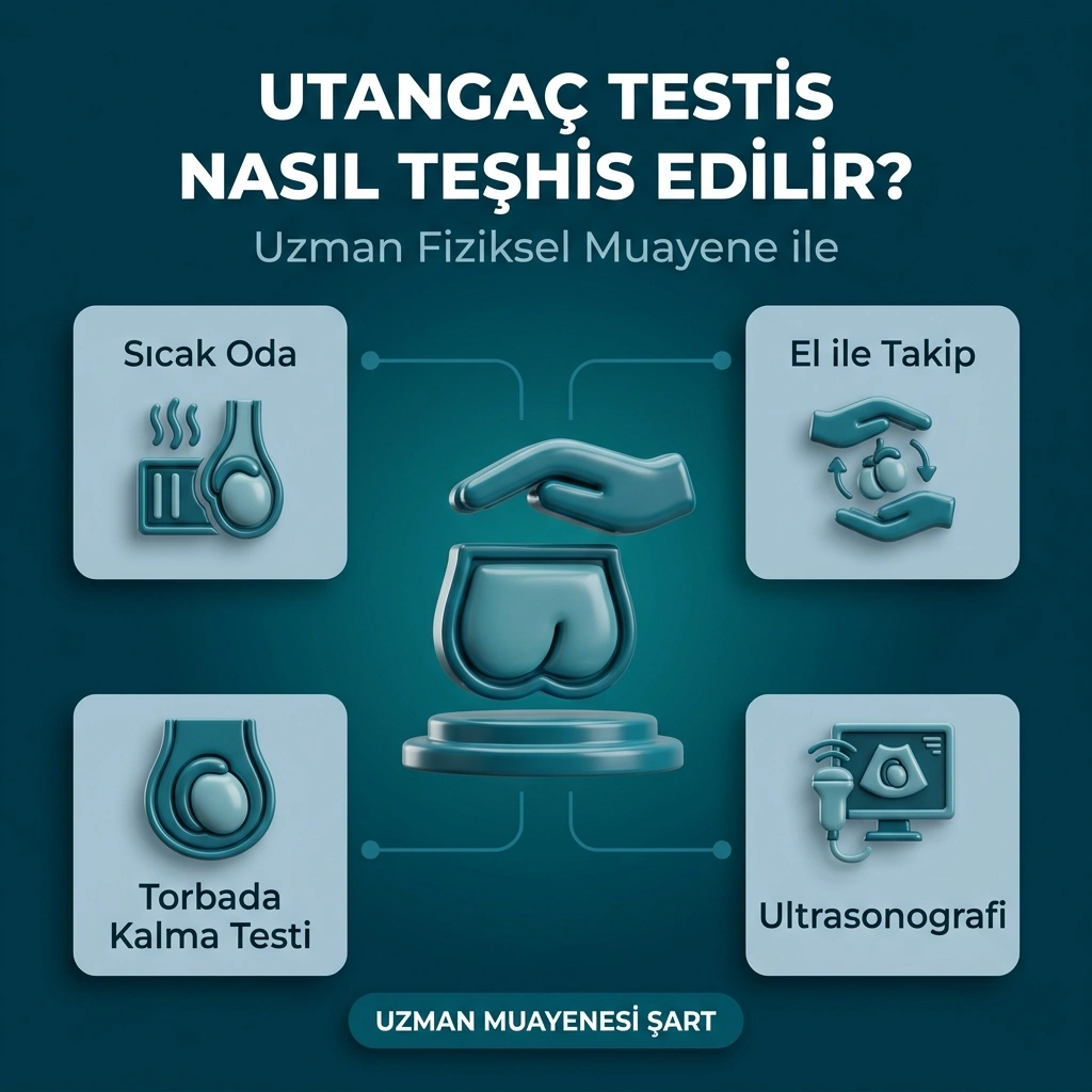 utangaç testis belirtileri