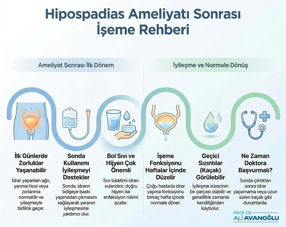 Hipospadias Ameliyatı Sonrası İşeme