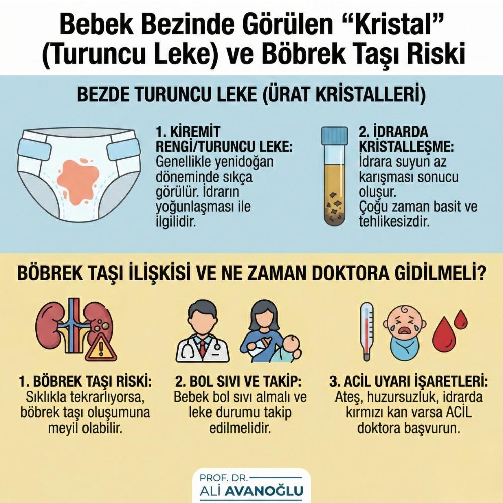 Ürat kristali neden olur